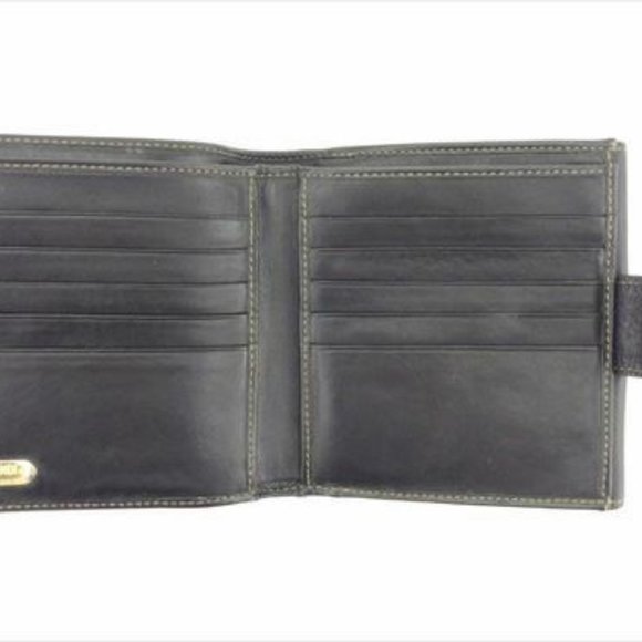 Fendi Wallet Purse Pecan Black Beige PVC leather Woman Authentic Used - Picture 4 of 9